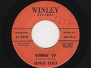R&B HARP Instro GEORGE KELLY Burnin' Up/Don't Be That Way WINLEY 244 M- HEAR