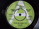 TAMLA MOTOWN GREEN AND WHITE DEMO - SUPREMES - TOSSIN AND TURNIN - & PROMO SHEET