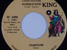 COASTERS: Love Potion Number Nine / D.W. Washburn Soul Boogaloo Funk 45 NM- HEAR