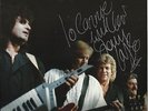 MOODY BLUES (Justin Hayward) VINTAGE PHOTO SIGNED BY JOHN LODGE & PATRICK MORAZ