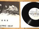 VISITORS   ELECTRIC HEAT EP   3-TRACK UK DEEP CUTS SCOTTISH POST PUNK 7