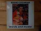 EDDIE COCHRAN * WORDS AND MUSIC * VINYL LP ROCKSTAR RSR-LP 1005 PLAYS GREAT