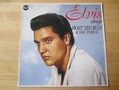 Elvis Presley LP, Elvis Sings Mort Shuman & Doc Pomus, RCA, Made in Germany