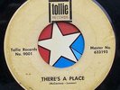 45 record The Beatles on tollie 9001 Twist and shout there's a place label error