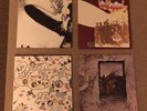 Led Zeppelin Vinyl LPs first four albums. Late 1980s  pressings. Near Mint.