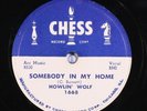 78 RPM -- Howlin' Wolf, Chess 1668, E  Blues