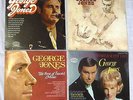 GEORGE JONES (4-LP Lot) inc. BEST OF/FLOWERS FOR MAMA/ SACRED MUSIC/I'LL SHARE..