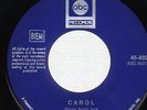 Tommy Roe Carol / Everybody Vinyl Single 7inch ABC