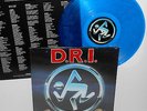 D.R.I. crossover Lp BLUE VINYL Record dirty rotten imbeciles DRI