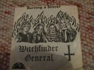 WITCHFINDER GENERAL   BURNING A SINNER  NWOBHM  ORIGINAL  RARE 7  SINGLE