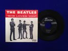 BEATLES SHE LOVES YOU SWAN 4152 GENUINE PIC SLEEVE BLACK LABEL DONT DROP OUT