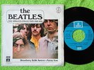 THE BEATLES PENNY LANE STRAWBERRY ODEON EMI SPAIN SINGLES CLUB COLLECTION BOX