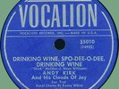 ANDY KIRK ORCH. Drinking Wine, Spo-Dee-O-Dee 78rpm Vocalion 1949 R&B cover