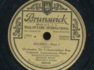 pc78-12 inch-BRUNSWICK 90039,40-BOLERO by the composer,Maurice Ravel (French)