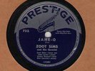 c 78 RPM Zoot Sims Prestige 732 in E+