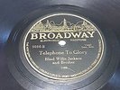 78 RPM Blind Willie Jackson and Brother BROADWAY 5050 Telephone to Glory 1929 M-