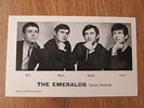 The Emeralds (King Lonely The Blue) Freakbeat - Rare Promo card