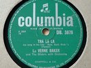 Rare Rock 'n' Roll 78, Jivers La VERNE BAKER Tra La La/Jim Dandy//Columbia (EX+)