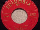 ROCKABILLY 45 - SID KING & THE FIVE STRINGS - BUT I DON'T CARE/ SAG DRAG & FALL