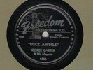c 78 RPM Goree Carter Freedom 1506 in V-
