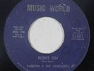 Funk Breaks 45 - Carleen & The Groovers - Right On - Music World - rare