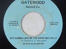 Sweet Soul 45 - Olivia Alexander - He's Gonna Love Me - Gatewood - VG+ mp3