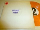 JIMI HENDRIX..HENDRIX ALIVE..WHITE LABEL COLOURED VINYL (BOOTLEG LP) EX COND..