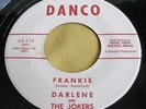 DARLENE AND THE JOKERS - FRANKIE Hawaii Hawaiian doo wop 45 rpm DANCO