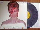 David Bowie ?Aladdin Sane LP + lyrics Insert swirl Grey Vinyl  Japanese Reissue