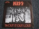 KISS-Shout it out Loud 7 PS-1976 Denmark-Orig.Press-Danish-CBX 516-45 U/min