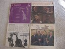 BUDAPEST STRING QUARTET SCHUBERT, RAVEL, DEBUSSY, MOZART, BRAHMS 4 LP ' S NICE