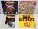 5x Iron Butterfly LP lot: Live, In-A-Gadda-Da-Vida, Ball, Metamorphosis, Heavy 