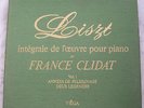 FRANCE CLIDAT Liszt Compl Piano Works Vol 1 VEGA Box4LP MINT