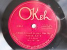 78rpm EVA TAYLOR & CLARENCE WILLIAMS  - I wish I could shimmy… OKEH NYC 1922