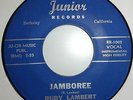 RUDY LAMBERT - I'LL DO IT / JAMBOREE - JUNIOR 45 1001 RARE MOD POPCORN / SOUL EX