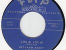 RICHARD BERRY-LOUIE LOUIE / ROCK ROCK ROCK- FLIP 45 321 -DOOWOP EX  HEAR IT