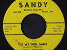 MORRIS SIMMONS: The Waiting Game / Shenandoah Waltz 45 (Jumpin' Gene Simmons, m