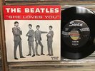 BEATLES SHE LOVES YOU PICTURE SLEEVE NM/STRONG VG+ SWAN S-4152 DON'T DROP OUT