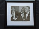 Dean Martin Sinatra  Black & White Framed Photo Print 42 cm x 37 cm/Photograph