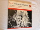 3-LP Box, Bach St Matthew Passion Ferdinand Grossmann Vox SVBX  5200, Ins, NM