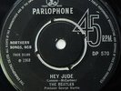 BEATLES 1968 UK EXPORT Parlophone 45 - Hey Jude / Revolution DP 570