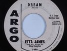 Northern Soul 45 ETTA JAMES Dream ARGO HEAR