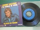 johnny hallyday rare 45 tours allemand germany j'ai oublié de vivre