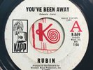 * RUBIN You've Been Away  NORTHERN SOUL Orig Kapp Promo 45 HEAR