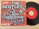 RARE FRENCH SP THE BEATLES ODEON LADY MADONNA 1st SLEEVE GLOSSY COVER