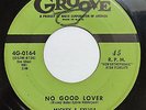 Soul Rhythm Blues R&B 45  MICKEY +SYLVIA “No Good Lover” on GROOVE orig ’56 HEAR