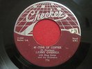DANNY OVERBEA   40 CUPS OF COFFEE   ORIG CHECKER 774   RARE R&B ROCKER BLUES 45