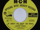 Popcorn Soul 45 HOAGY LANDS It Ain't As Easy As That MGM HEAR VG++