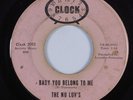 Sweet Soul 45 NU LUV'S Baby You Belong To Me CLOCK HEAR