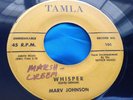 OG Soul First Tamla 45 : Marv Johnson   Whisper   Come To Me   Tamla 101